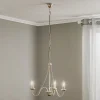 Kroonluchter Malbo 3-lamps in wit