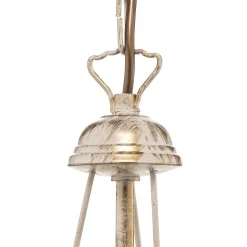 Kroonluchter Malbo 3-lamps in wit