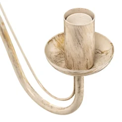 Kroonluchter Malbo 3-lamps in wit