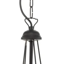 Kroonluchter Malbo 5-lamps in zwart