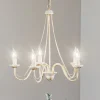 Kroonluchter Malbo 5-lamps in wit
