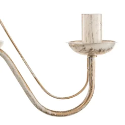 Kroonluchter Malbo 5-lamps in wit