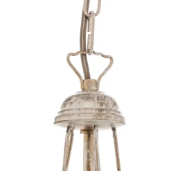 Kroonluchter Malbo 5-lamps in wit