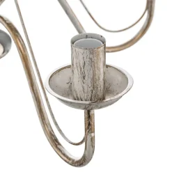 Kroonluchter Malbo 5-lamps in wit