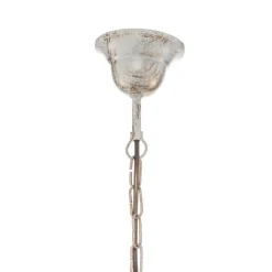 Kroonluchter Malbo 5-lamps in wit