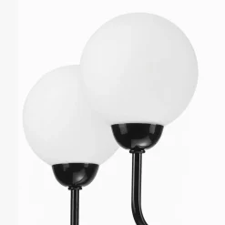 Kroonluchter Malou met glazen kappen, 10-lamps