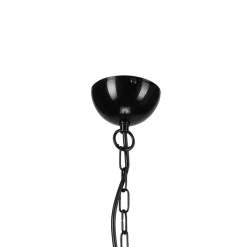 Kroonluchter Malou met glazen kappen, 10-lamps