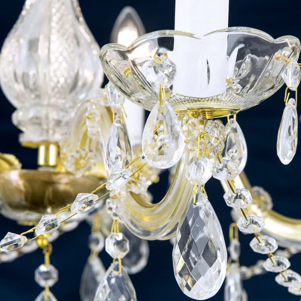 Kroonluchter Marie Claire kristalglas 5-lamps