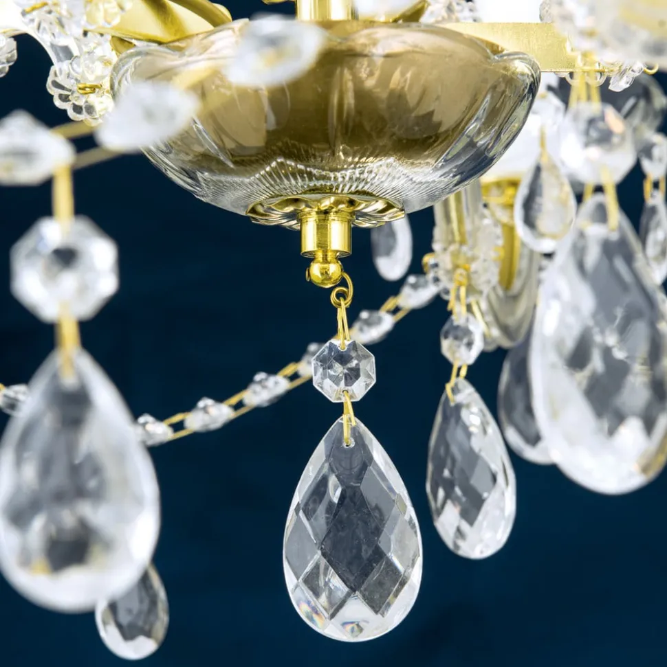 Kroonluchter Marie Claire kristalglas 5-lamps