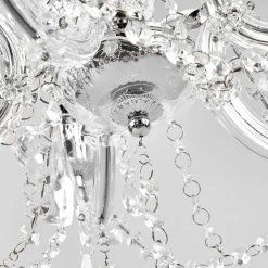 Kroonluchter Marie Therese, chroom, 5-lamps