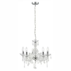 Kroonluchter Marie Therese, helder, 5-lamps