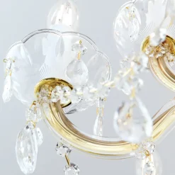 Kroonluchter met ornamenten, 9-lamps