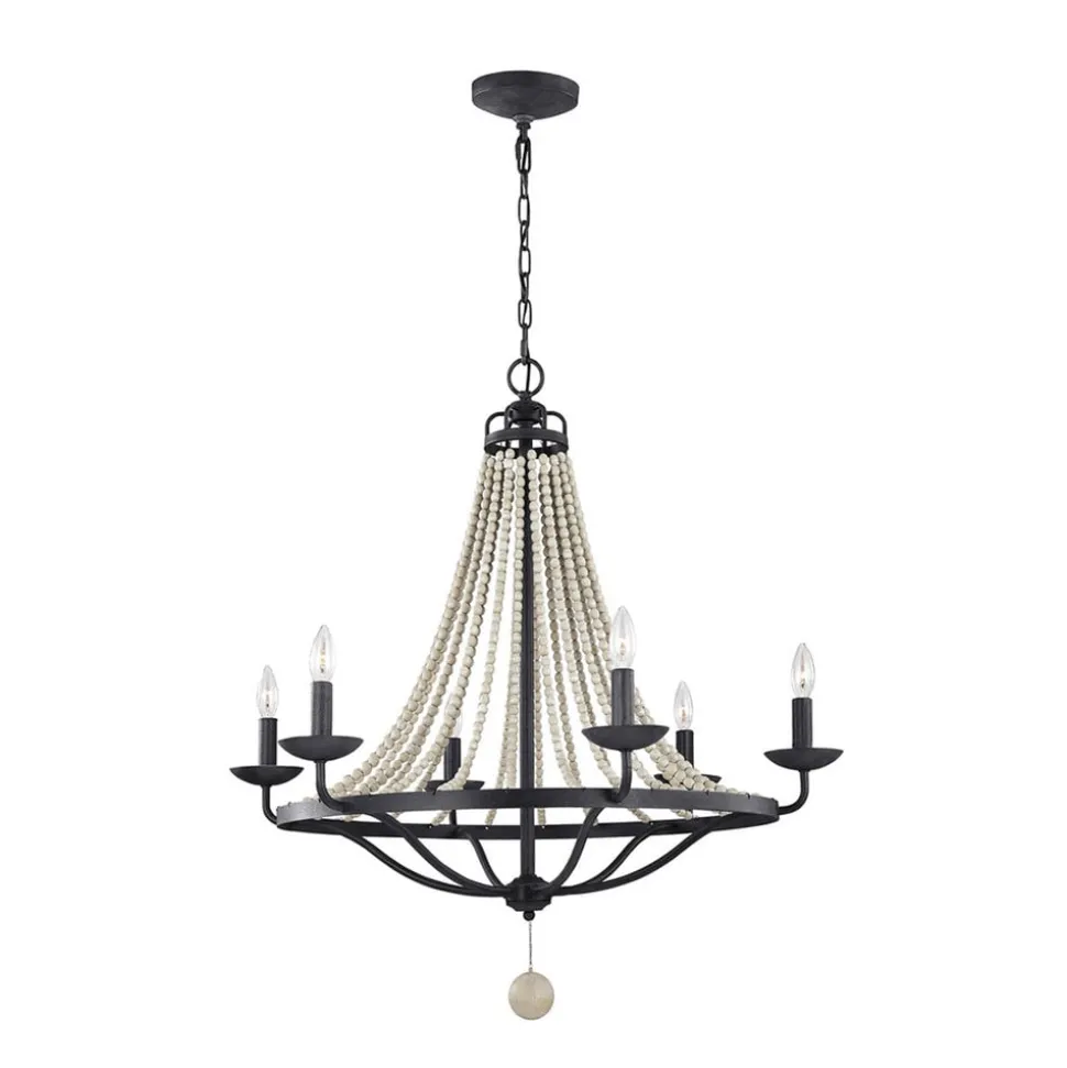 Kroonluchter Nori, 6-lamps