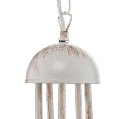 Kroonluchter Pompei, zonder kappen, antiek wit