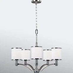 Kroonluchter Prospect Park 5-lamps