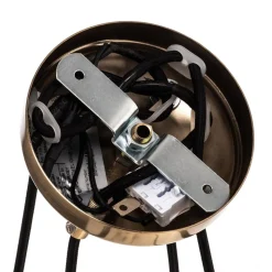 Kroonluchter Ressa Ø 59 cm antiek messing, 4-lamps.