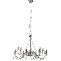 Kroonluchter retro, 16-lichts, chroom