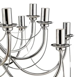 Kroonluchter retro, 16-lichts, chroom