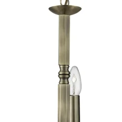 Kroonluchter Richmond messing antiek,5-lamps