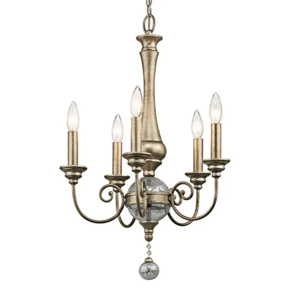 Kroonluchter Rosalie 5-lamps Ø 45 cm