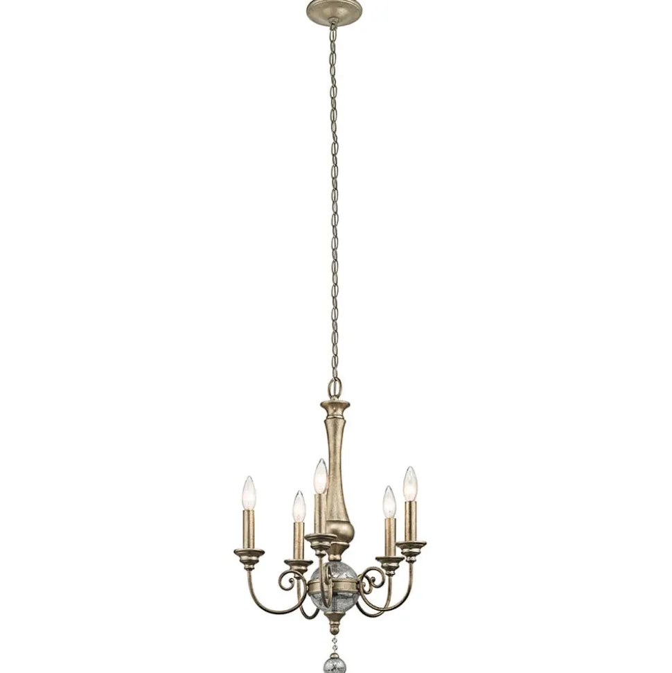 Kroonluchter Rosalie 5-lamps Ø 45 cm
