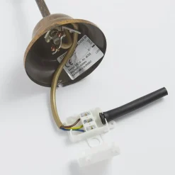 Kroonluchter Teresa, brons, kristal, Ø 70 cm, 8 kaarslampen