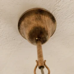 Kroonluchter Teresa, brons, kristal, Ø 70 cm, 8 kaarslampen