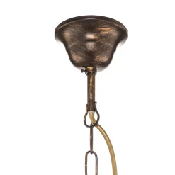 Kroonluchter Teresa met kristallen, 5-lamps