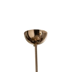 Kroonluchter Toppo, goud, 4-lamps