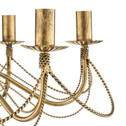 Kroonluchter Tori 6, 6-lamps, goud