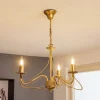 Kroonluchter Tori 3, 3-lamps, goud