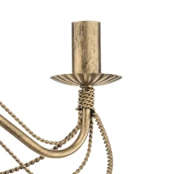 Kroonluchter Tori 3, 3-lamps, goud