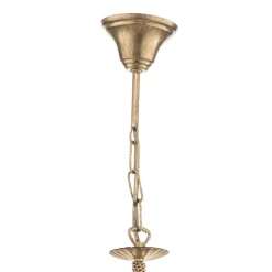 Kroonluchter Tori 3, 3-lamps, goud