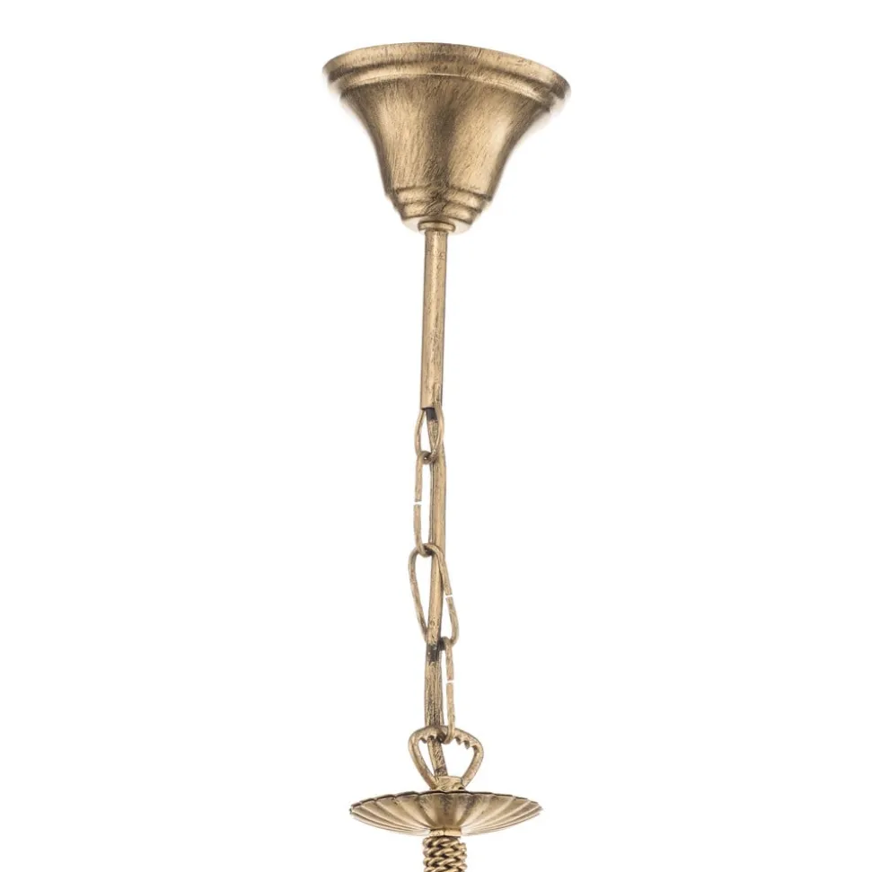 Kroonluchter Tori 3, 3-lamps, goud