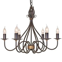 Kroonluchter Windermere 6-lamps