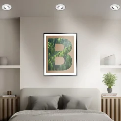 Kulana A inbouwlamp, mat chroom, 4000K, set van 3