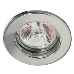 Laagspannings-inbouwspot Tim, star, chroom-mat