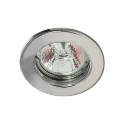 Laagspannings-inbouwspot Tim, star, chroom-mat