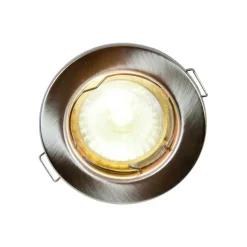 Laagspannings-inbouwspot Tim, star, chroom-mat