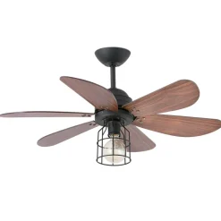 Lamp in kooi-look - Plafondventilator Chicago