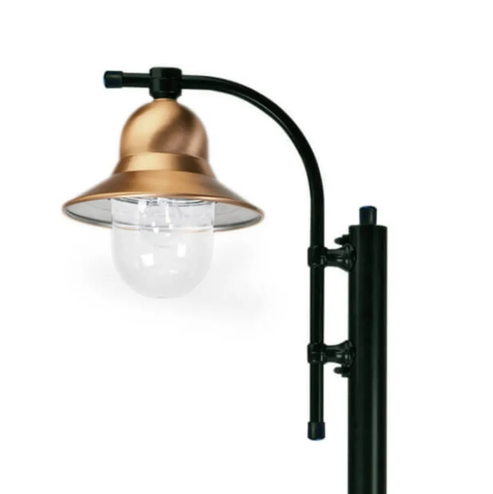 1-lamp lantaarnpaal Toscane 240 cm, zwart