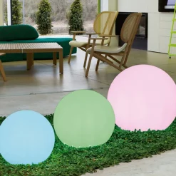 Lamp op zonne-energie Newgarden, drijfbaar, Ø 40cm