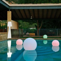 Lamp op zonne-energie Newgarden, drijfbaar, Ø 20cm