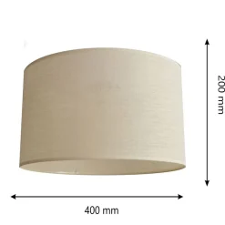 Lampenkap Alba, Ø 40 cm, E27, ecru