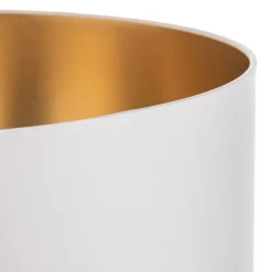 Lampenkap Alba, Ø 45 cm, E27, wit/goud