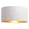 Lampenkap Alba, Ø 40 cm, E27, wit/goud