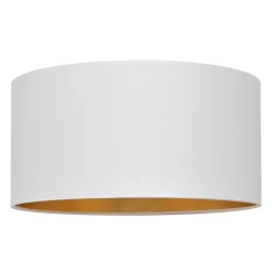 Lampenkap Alba, Ø 40 cm, E27, wit/goud