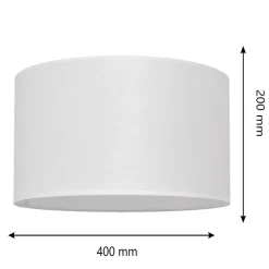 Lampenkap Alba, Ø 40 cm, E27, wit