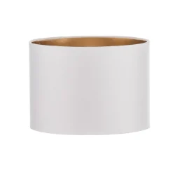 Lampenkap Alba, Ø 20 cm, E27, wit/goud