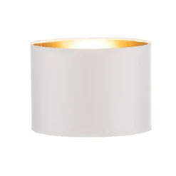 Lampenkap Alba, Ø 20 cm, E27, wit/goud